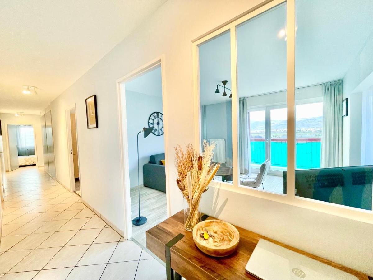 Colmar - La Cigogne - Balcon - Vue Degagee - Netflix - Wifi Fibre - Parking Gratuit - Quartier Populaire Lägenhet Exteriör bild