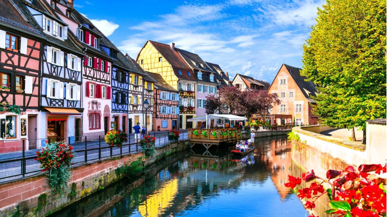 Colmar - La Cigogne - Balcon - Vue Degagee - Netflix - Wifi Fibre - Parking Gratuit - Quartier Populaire Lägenhet Exteriör bild